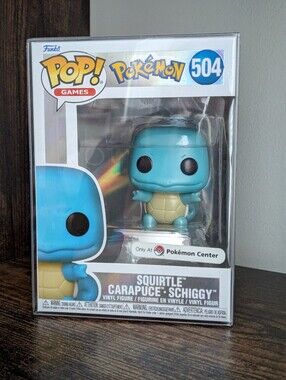 NEW Squirtle Funko POP! Pokemon Center Exclusive Pearlescent Funko Pop 504